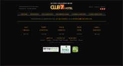 Desktop Screenshot of club7hotel.com